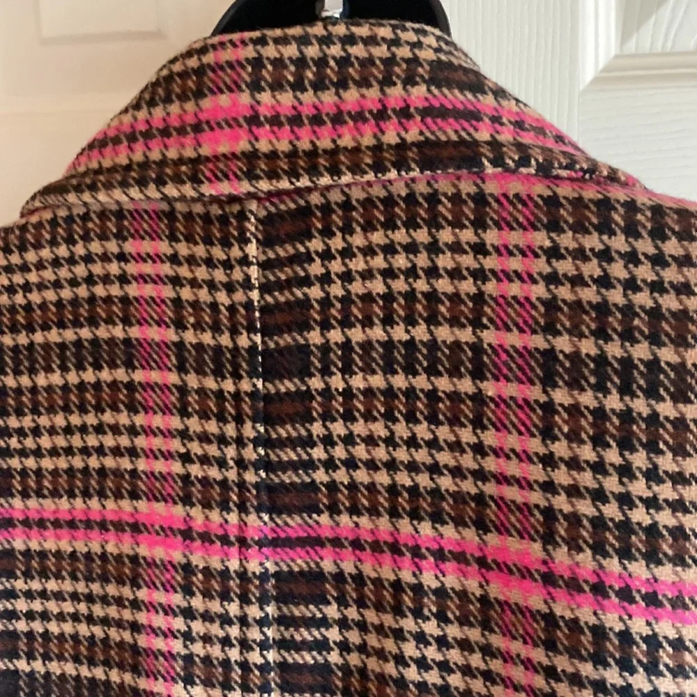 NWT Wild Fable Wool Blend Single Breasted Tweed Medium Weight midi Coat -large - Picture 8 of 15